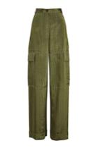 Sonia Rykiel Sonia Rykiel Pinstriped Wide Leg Satin Pants