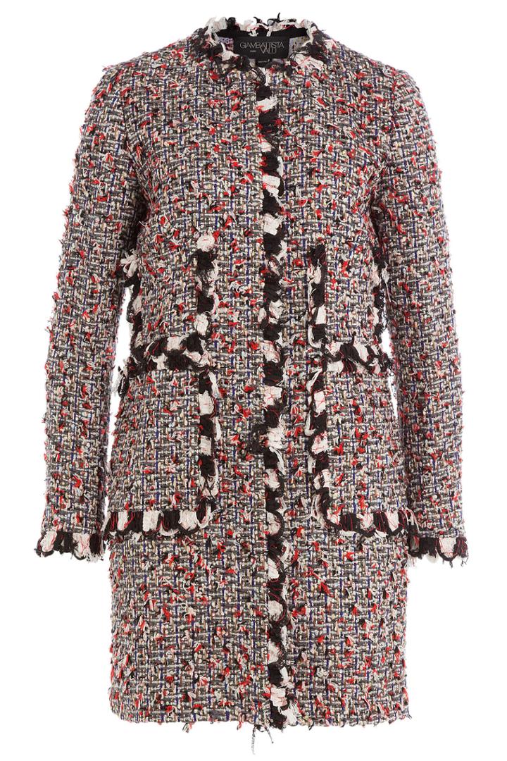 Giambattista Valli Giambattista Valli Bouclé Coat With Virgin Wool - Multicolor