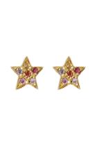 Carolina Bucci Carolina Bucci 18 Carat Gold Superstellar Stud Earrings With Sapphires