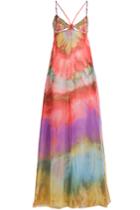 Emilio Pucci Emilio Pucci Embellished Silk Maxi Dress - Multicolor