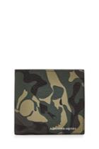 Alexander Mcqueen Alexander Mcqueen Camouflage Print Leather Wallet