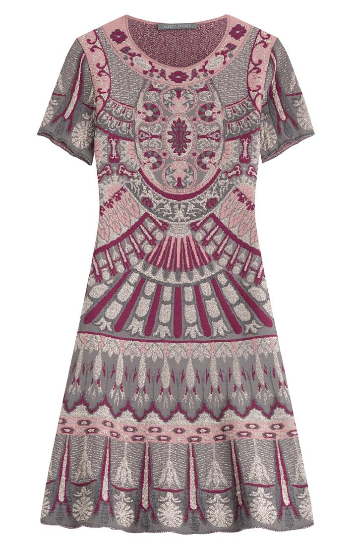 Alberta Ferretti Printed Dress