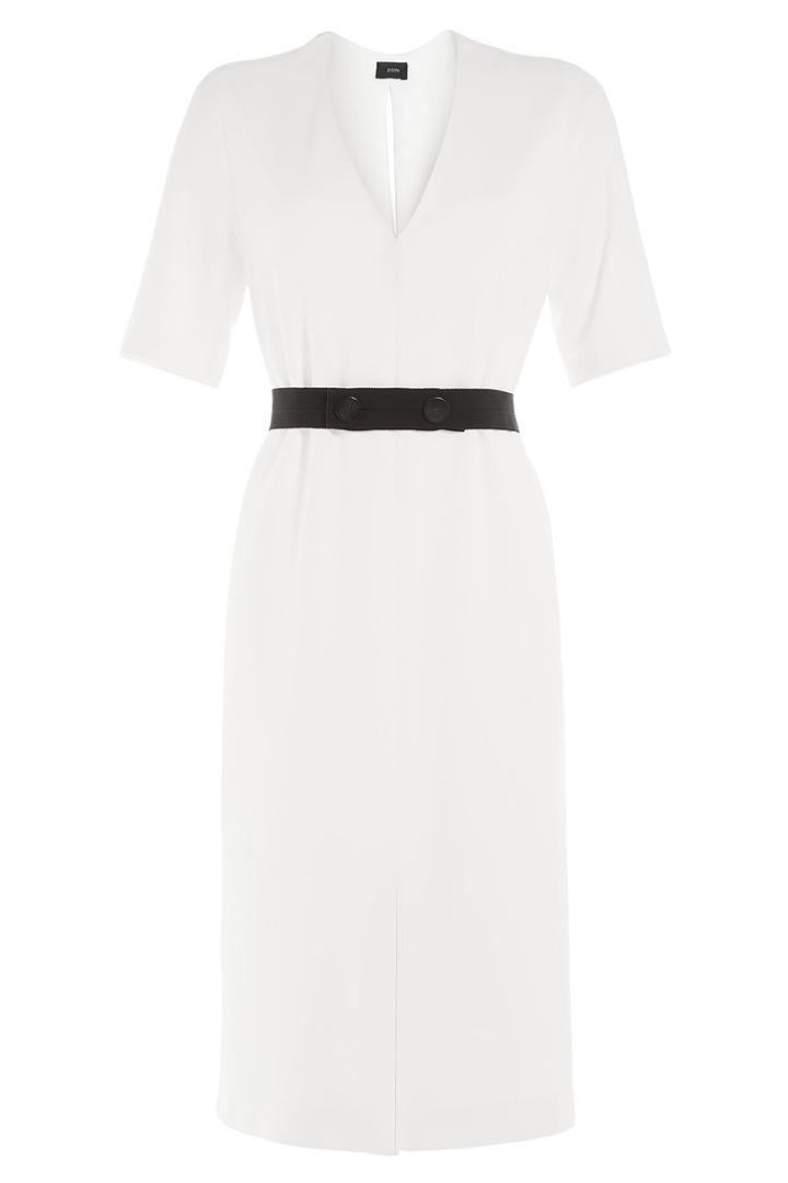 Joseph Joseph Belted Crepe Dress