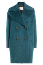 By Malene Birger By Malene Birger Wool Coat With Mohair And Alpaca - Turquoise