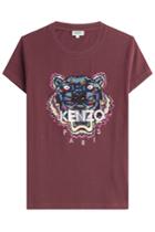 Kenzo Kenzo Printed Cotton T-shirt - Red