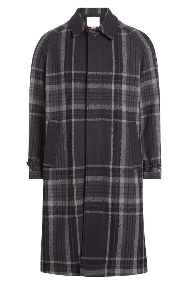 White Mountaineering White Mountaineering Printed Wool Coat