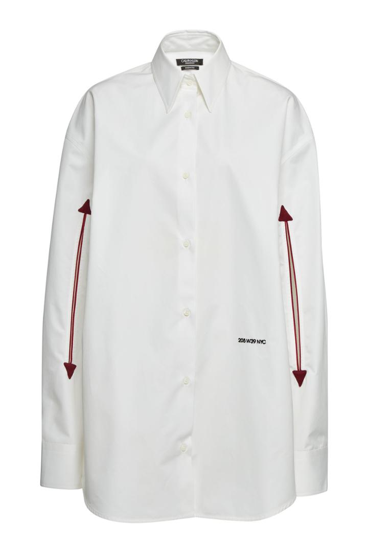 Calvin Klein 205w39nyc Calvin Klein 205w39nyc Cotton Shirt With Cut-out Detail