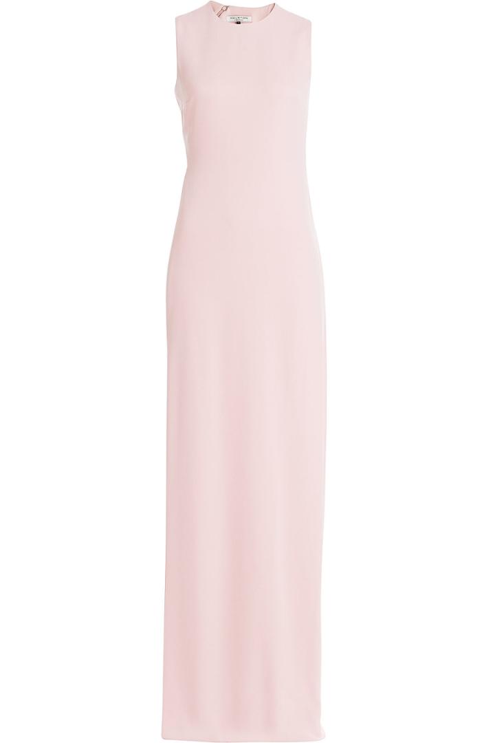 Halston Heritage Halston Heritage Crepe Gown With Cut-out - Pink