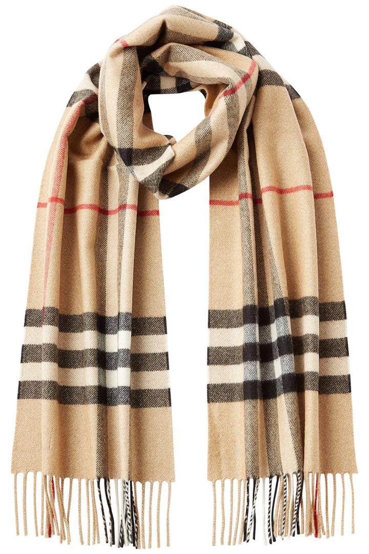 Burberry Shoes & Accessories Burberry Shoes & Accessories Cashmere Giant Check Scarf - Multicolor