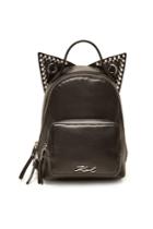 Karl Lagerfeld Karl Lagerfeld K/rocky Choupette Mini Leather Backpack
