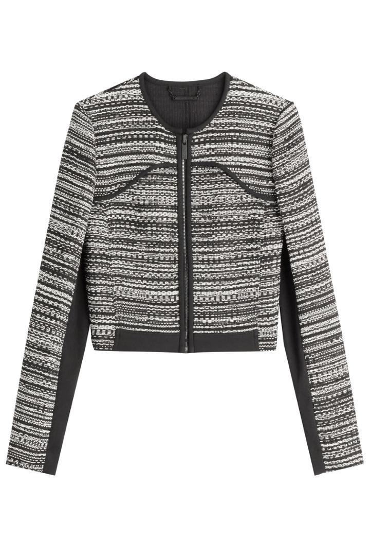 Diane Von Furstenberg Diane Von Furstenberg Woven Jacket - Black