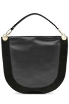 Diane Von Furstenberg Diane Von Furstenberg Leather Tote With Suede - Black