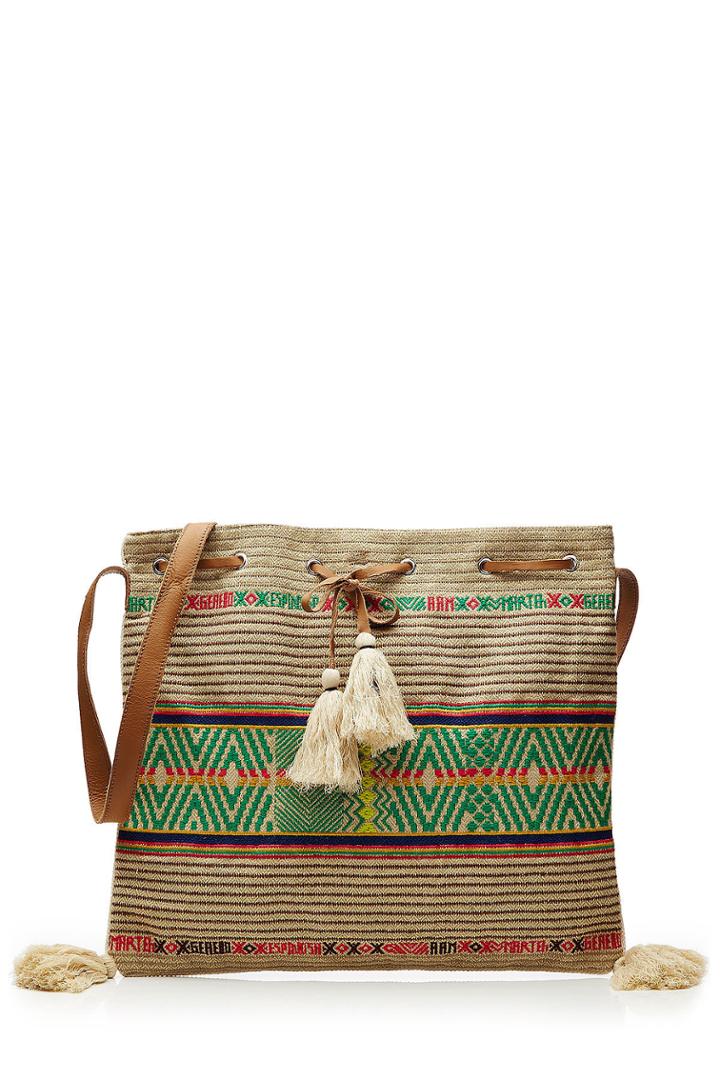 Star Mela Star Mela Billy Woven Cotton Shoulder Bag