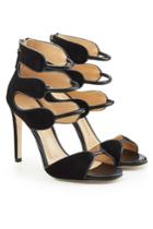 Chloe Gosselin Chloe Gosselin Larkspur Suede And Leather Sandals