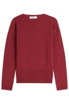 Valentino Valentino Cashmere Pullover With High Low Hem - Red