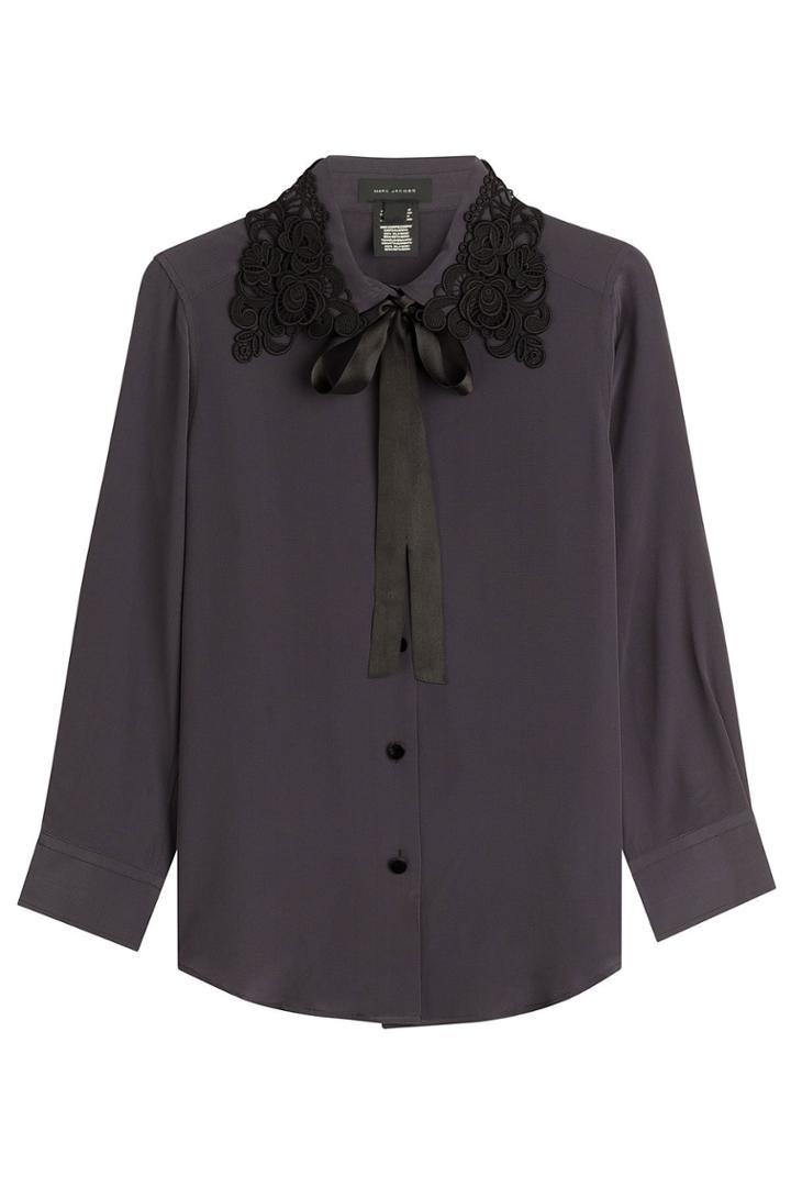 Marc Jacobs Marc Jacobs Silk Blouse With Embroidery