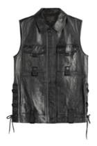 Alexander Wang Alexander Wang Utility Leather Vest - Black