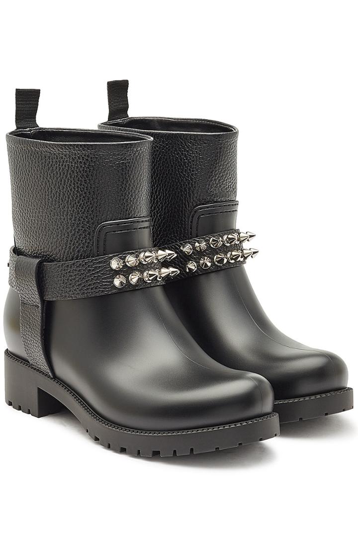 Philipp Plein Philipp Plein Leather Boots With Studs