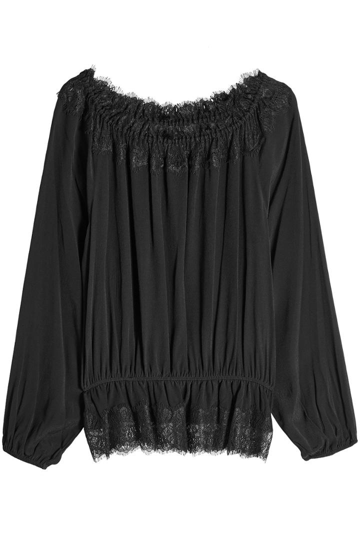 Steffen Schraut Steffen Schraut Off Shoulder Blouse With Lace