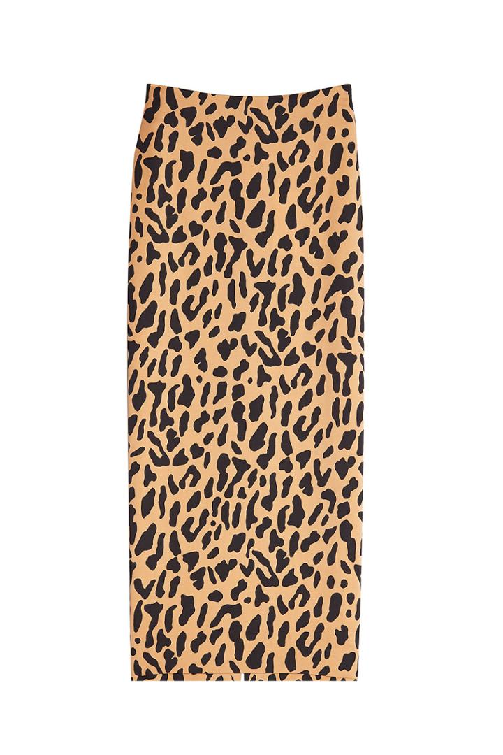 Diane Von Furstenberg Diane Von Furstenberg Printed Skirt With Silk