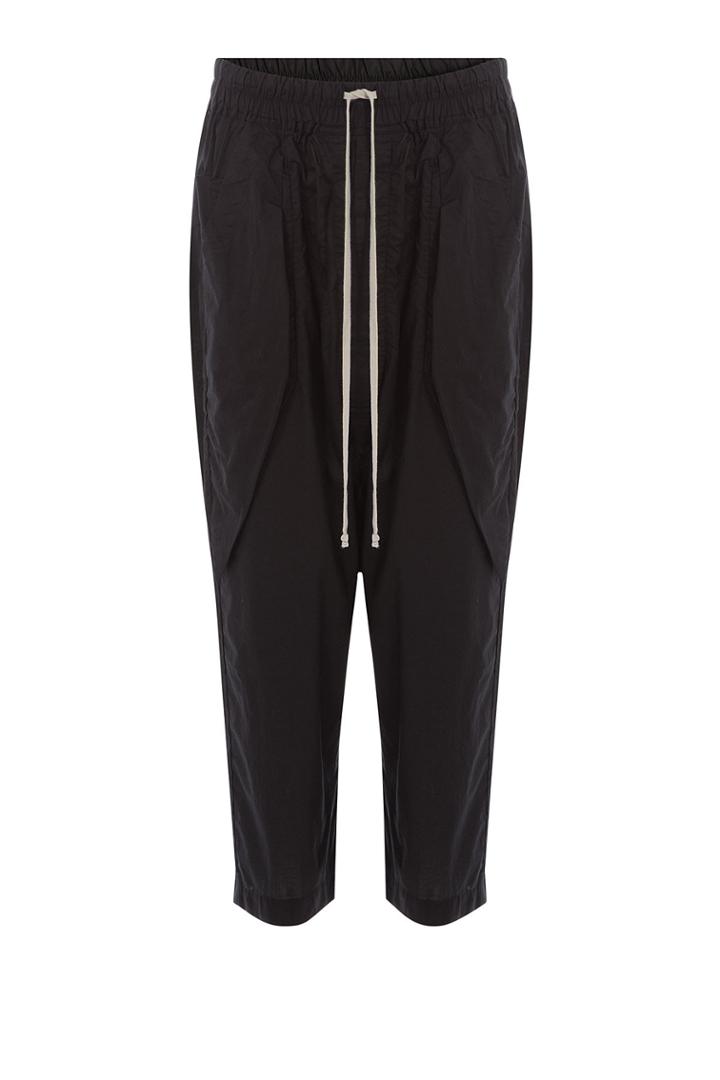 Rick Owens Men Rick Owens Men Cotton Harem Pants - Black