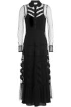 R.e.d. Valentino R.e.d. Valentino Tulle Dress With Point D'esprit