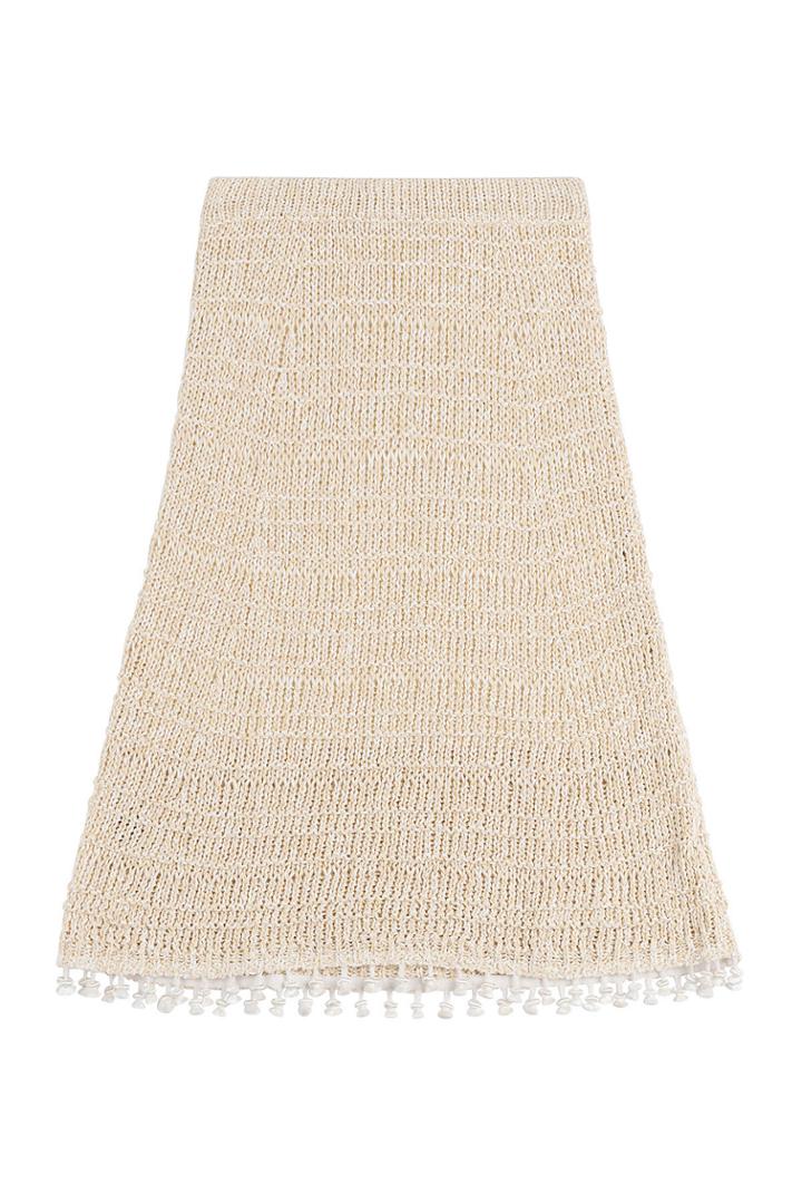Derek Lam Derek Lam Cotton Midi Skirt - White