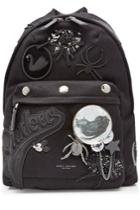 Marc Jacobs Marc Jacobs Wool Backpack With Patches And Embellishment - Black