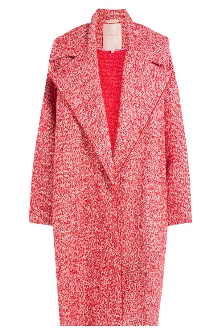 Roksanda Roksanda Oversized Heathered Coat - Red