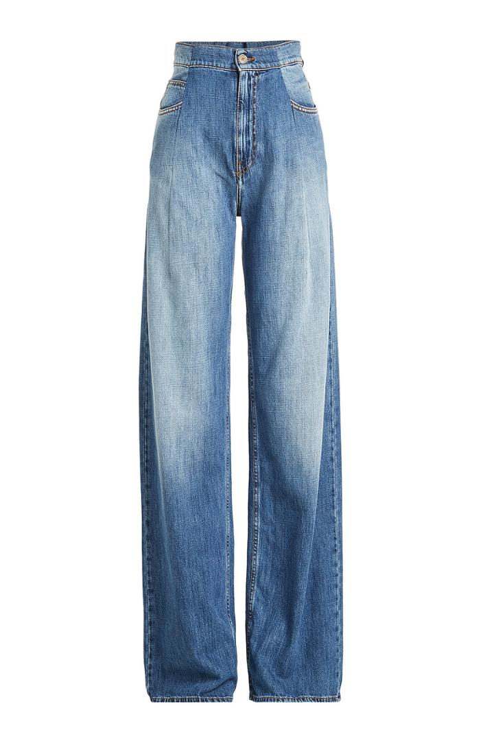 Maison Margiela Maison Margiela High-waisted Wide Leg Jeans