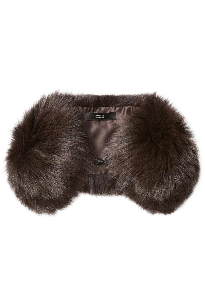 Steffen Schraut Steffen Schraut Fox Fur Scarf - Brown