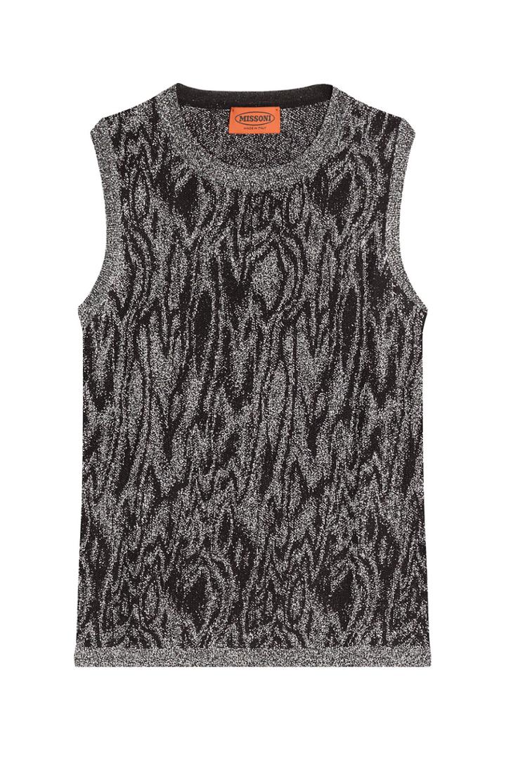 Missoni Missoni Stretch Top With Metallic Thread