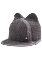 Maison Michel Maison Michel Felted Wool Cat Ear Cap