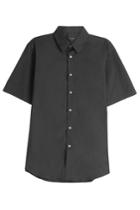Jil Sander Jil Sander Short Sleeve Cotton Shirt - Black