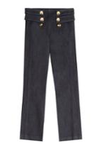 Roberto Cavalli Roberto Cavalli Straight Leg Jeans With Statement Buttons - Black