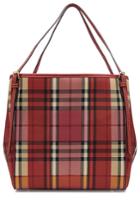 Burberry Shoes & Accessories Burberry Shoes & Accessories Checked Tote - Multicolor