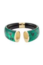 Alexis Bittar Alexis Bittar Gold-plated Cuff With Lucite - Green