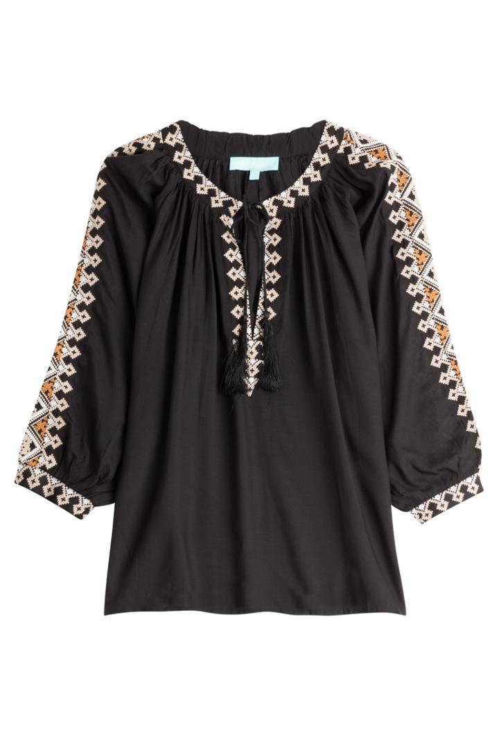 Melissa Odabash Melissa Odabash Anastasia Blouse Embroidered Tunic
