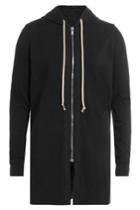 Rick Owens Men Rick Owens Men Oversized Cotton Hoodie - Black