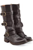 Fiorentini & Baker Fiorentini & Baker Leather Buckle Boots - Brown