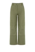 M I H M I H Cotton Wide Leg Culottes - Green