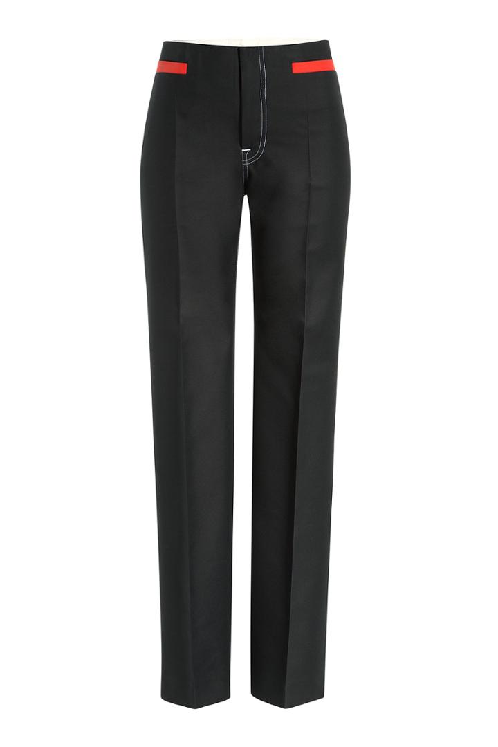 Céline Céline Silk-cotton Wide-leg Pants - Black
