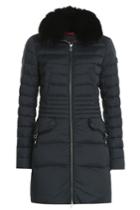 Peuterey Peuterey Ryan Ks Down Coat With Fox Fur - Blue
