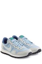 Nike Nike Suede And Mesh Sneakers - Blue