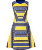 Prabal Gurung Embroidered Lace Colorblock Dress