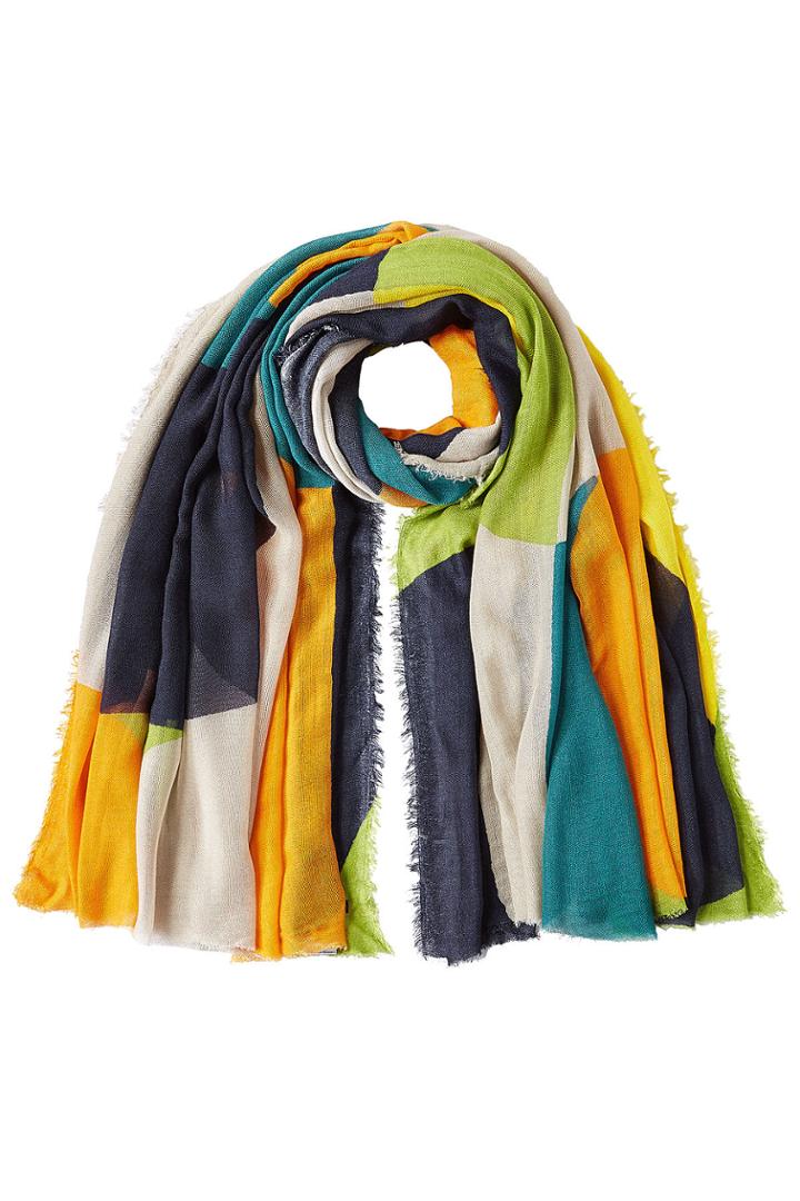 Faliero Sarti Faliero Sarti Fringed Scarf With Cashmere - Multicolor