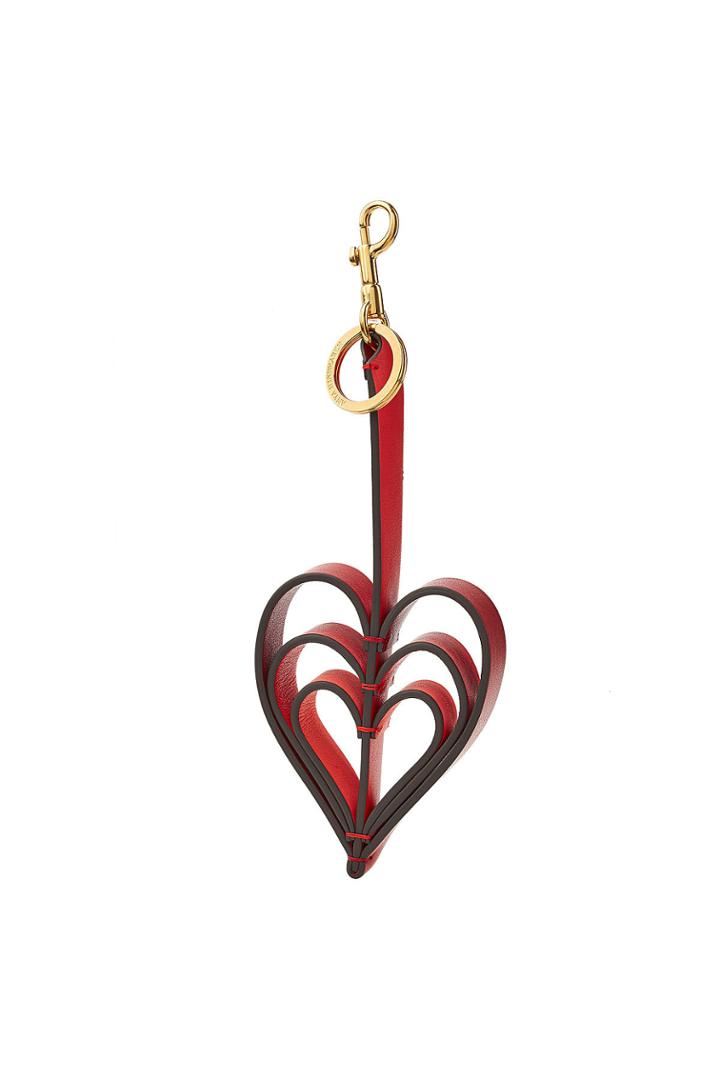 Anya Hindmarch Anya Hindmarch Heart Leather Keychain