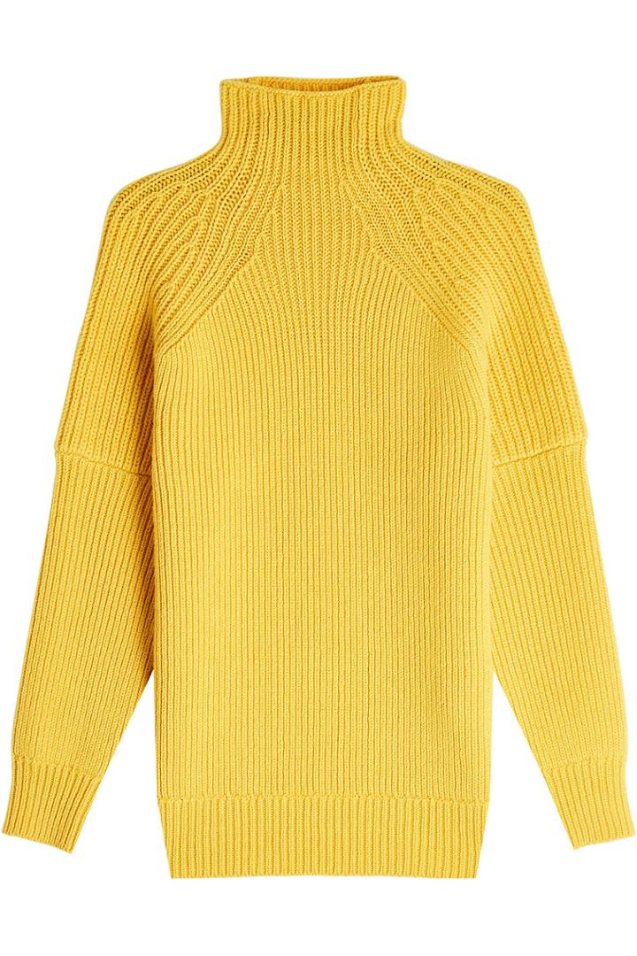 Victoria Beckham Victoria Beckham Ribbed Wool Turtleneck Pullover