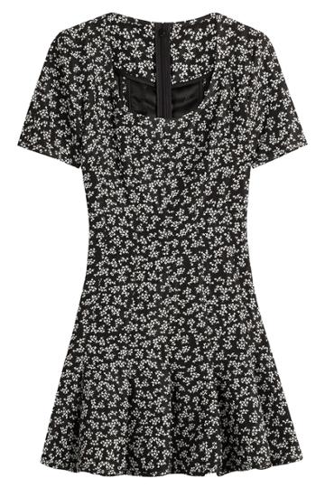 Carven Carven Printed Dress - Black