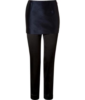 C?dric Charlier Pants In Black/navy